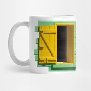 Green Wall, Yellow Window Mug